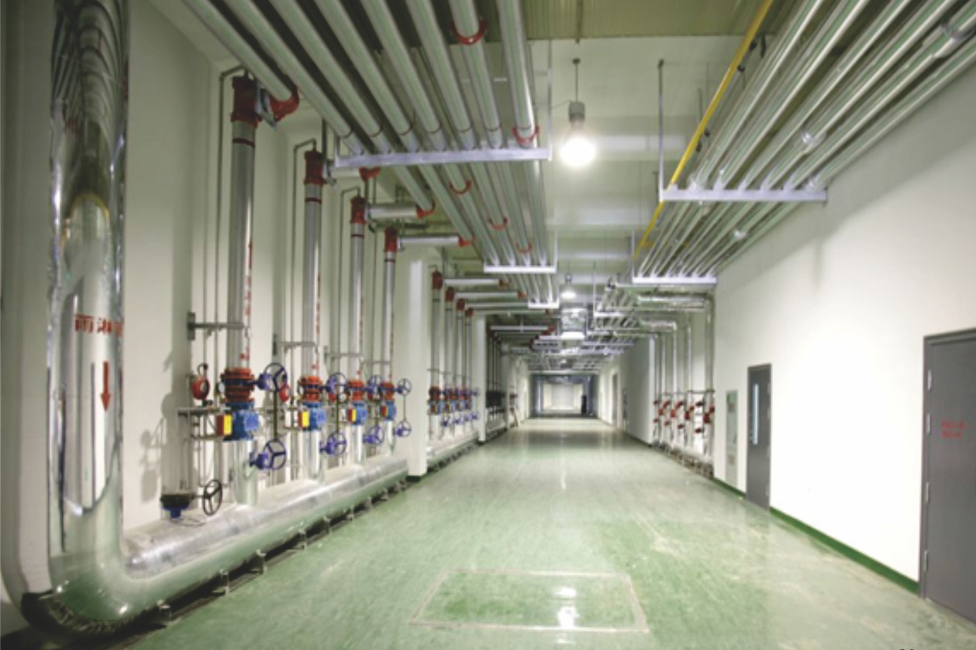 华能应城热电能联产新建工程主厂房至媒仓间除尘设备压缩空气及消防管道安装